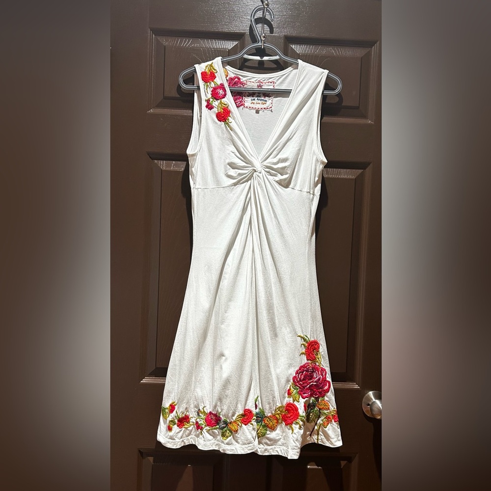 Women’s JW Los Angeles Boho Embroidered Dress.
